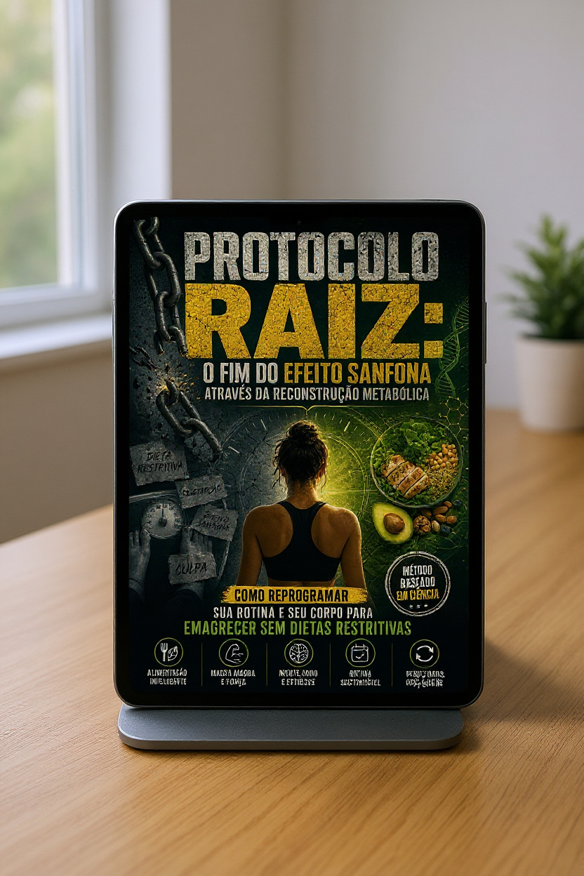 Capa do e-book Protocolo Raiz: O Fim do Efeito Sanfona Através da Reconstrução Metabólica