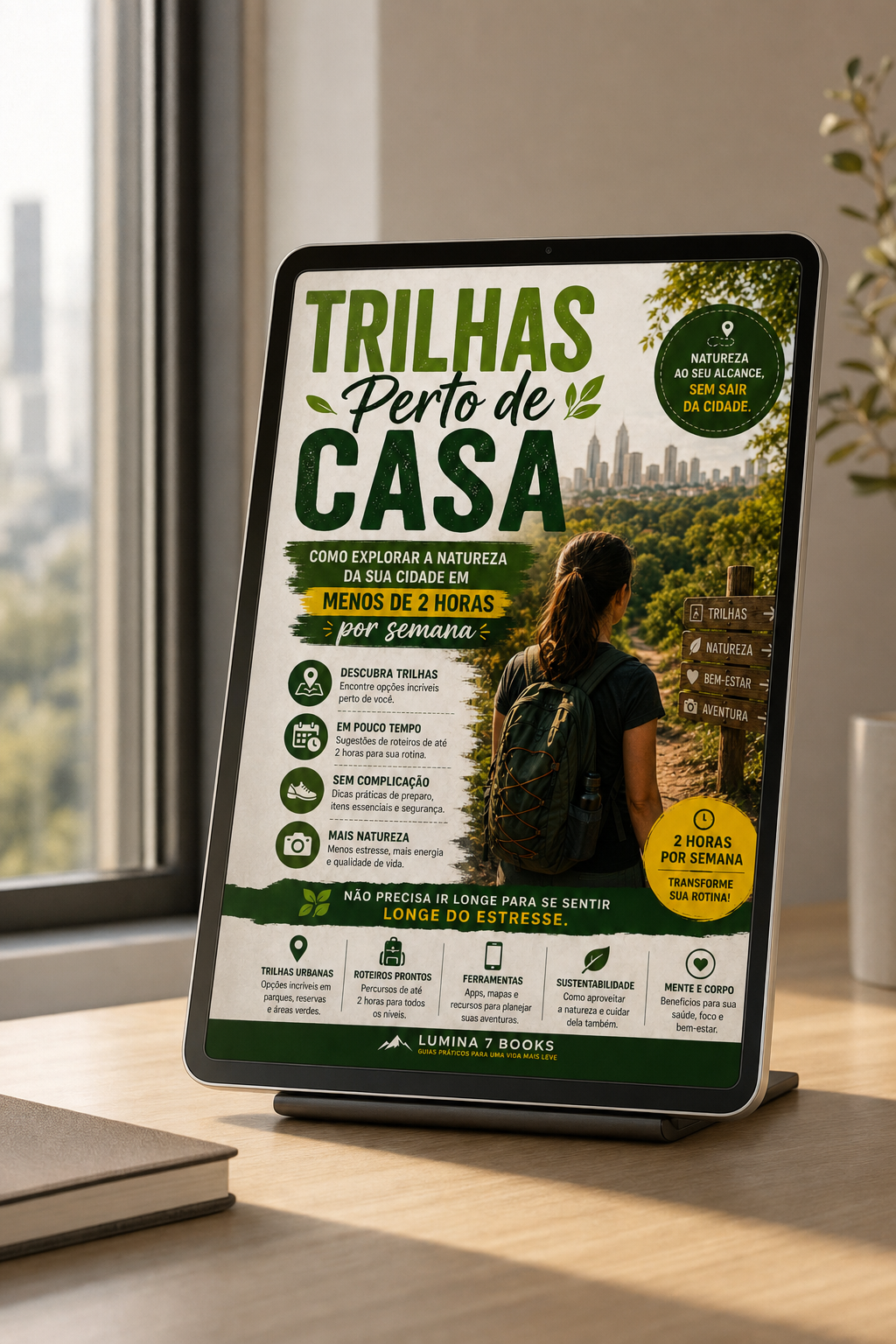 Capa do e-book Trilhas Perto de Casa